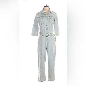 JLo long sleeve Light Blue Jumpsuit with belt